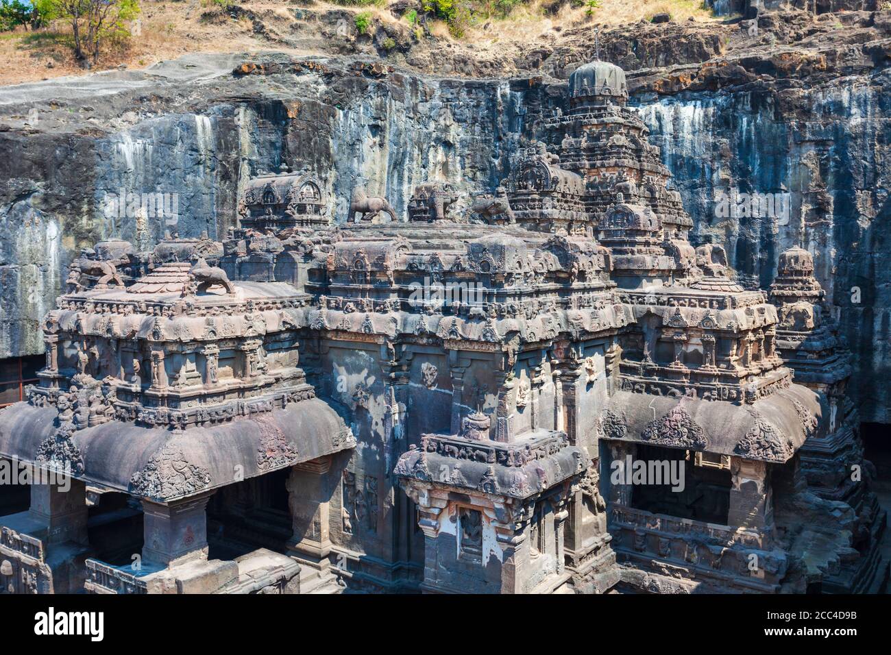 The Kailasa or Kailash Temple is the largest rock cut Hindu temple at ...