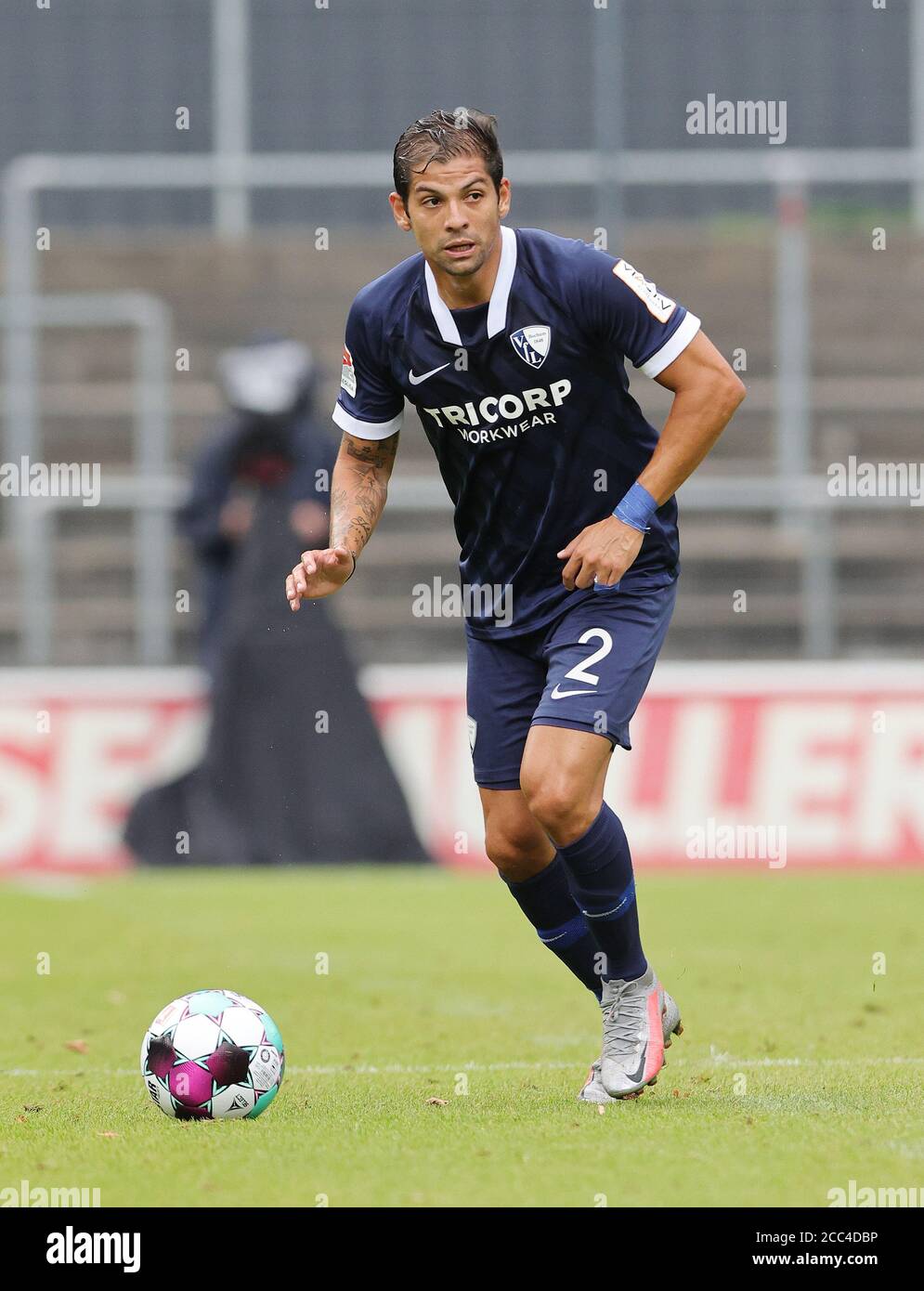 firo: 18.08.2020, football, 1st Bundesliga, season 2020/2021, test match, 1st FC Cologne - VfL Bochum Christian GAMBOA LUNA, Bochum, individual action | usage worldwide Stock Photo