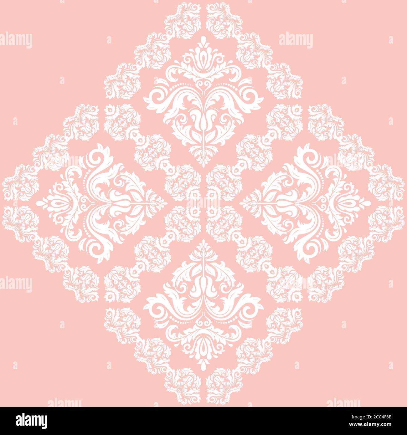 Elegant Vector Ornament in Classic Style Stock Vector