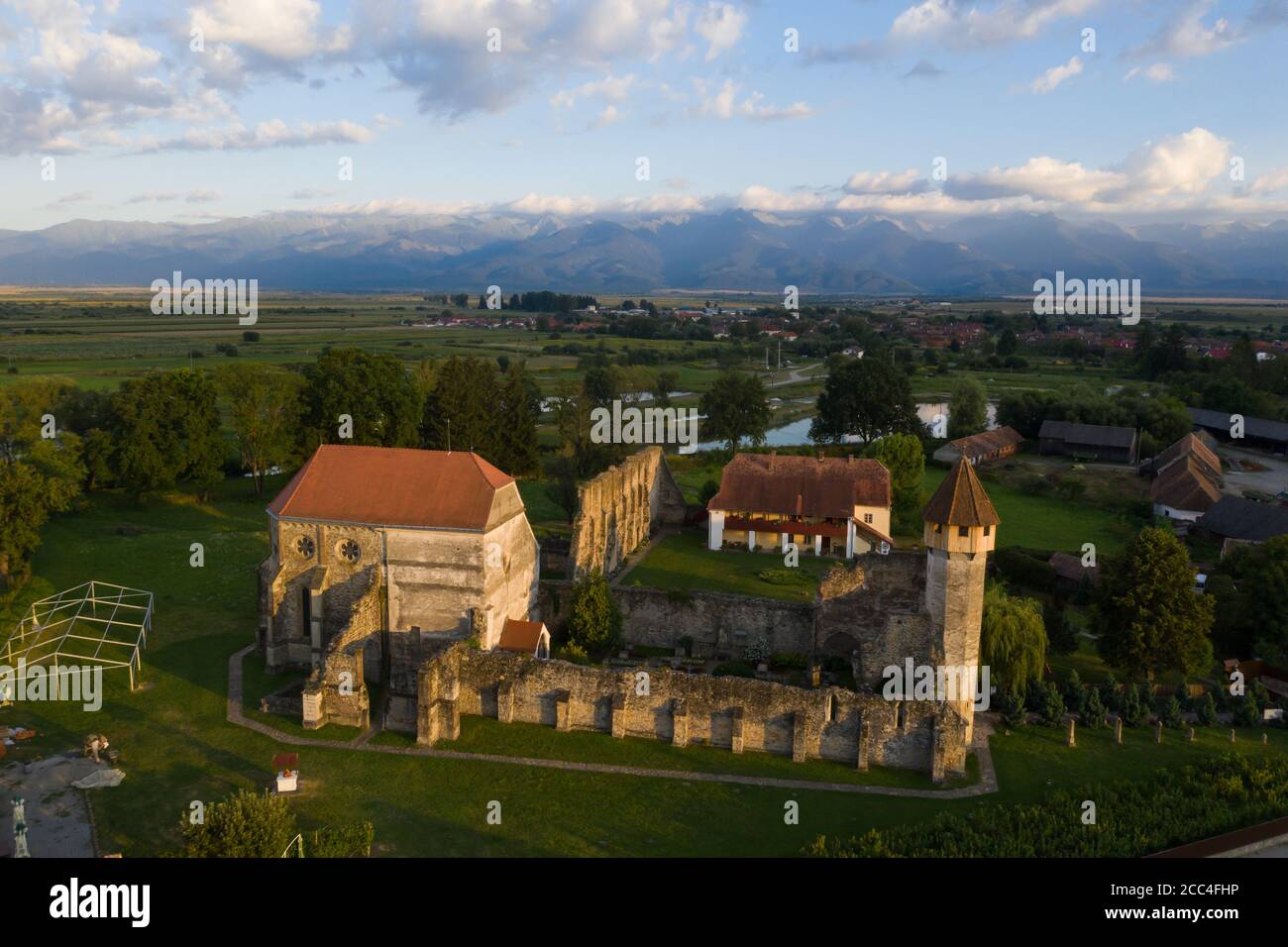 Carta - Ruins of Medieval Cistercian abbey from Carta village, Sibiu  county, Transylvania, Romania Stock Photo - Alamy