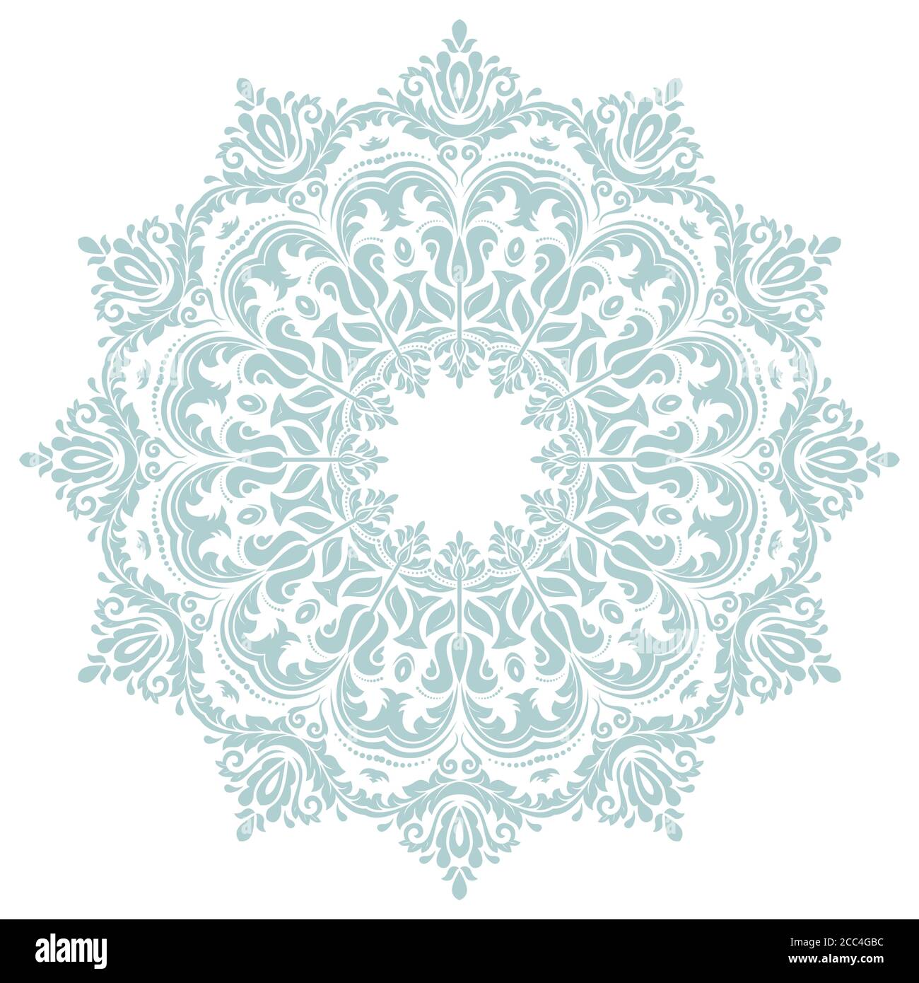Elegant Vector Ornament in Classic Style Stock Vector