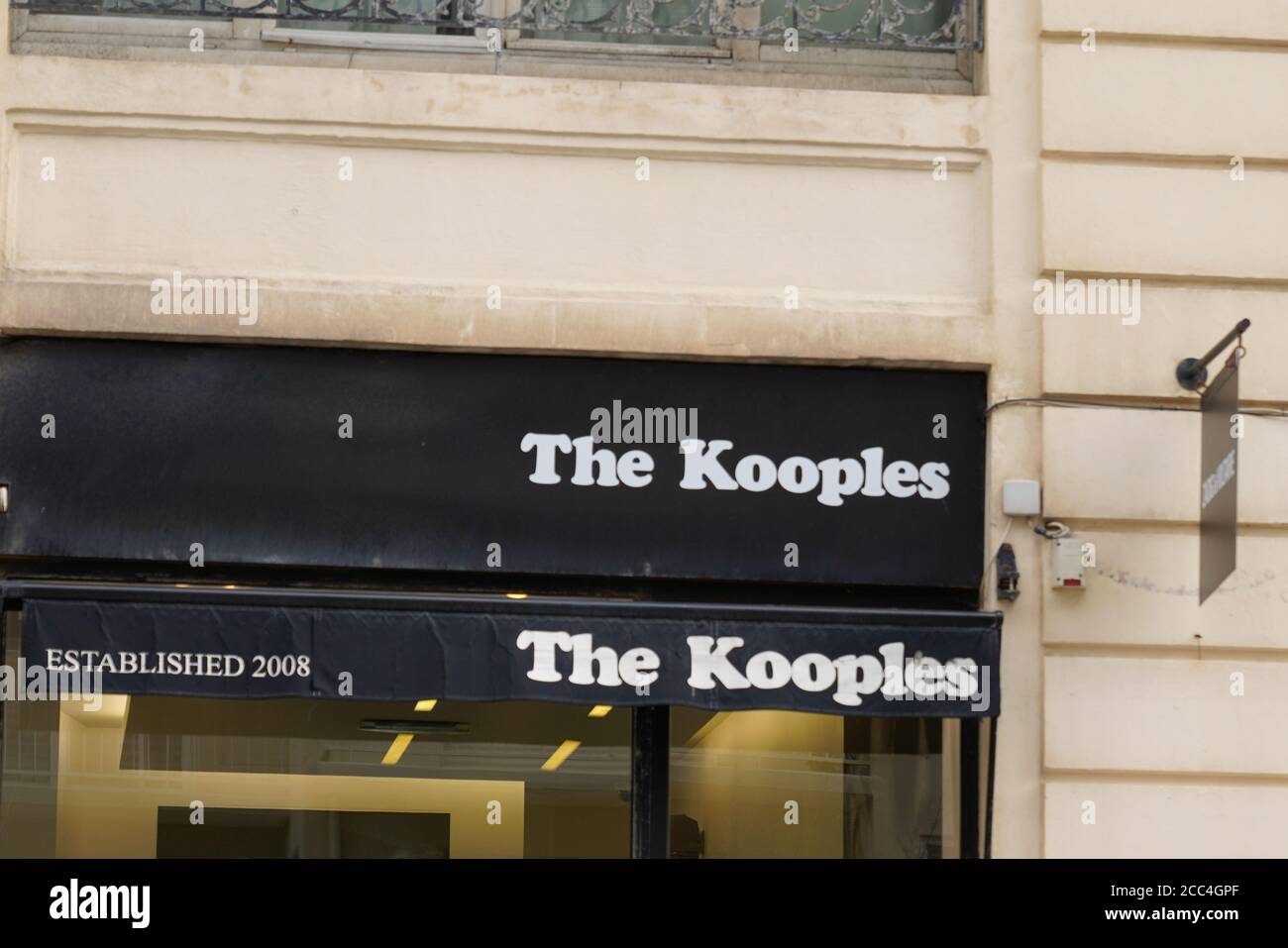 Bordeaux , Aquitaine / France - 08 10 2020 : the kooples logo and text sign front of shop entrance Stock Photo