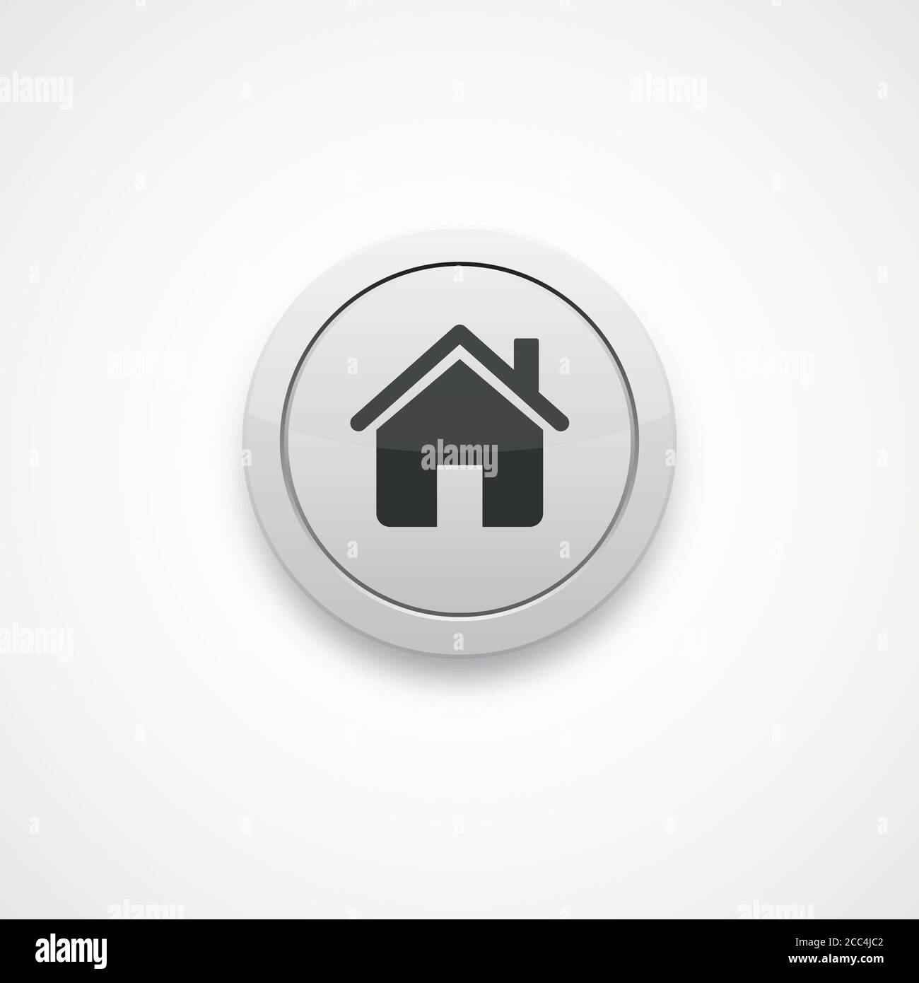 Illustration of a 'Home' icon on a white background Stock Photo - Alamy