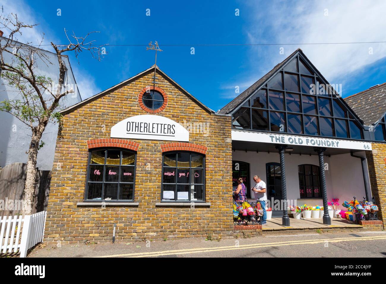 Otherletters and The Old Foundry in Leigh on Sea, Essex, UK. Tourist