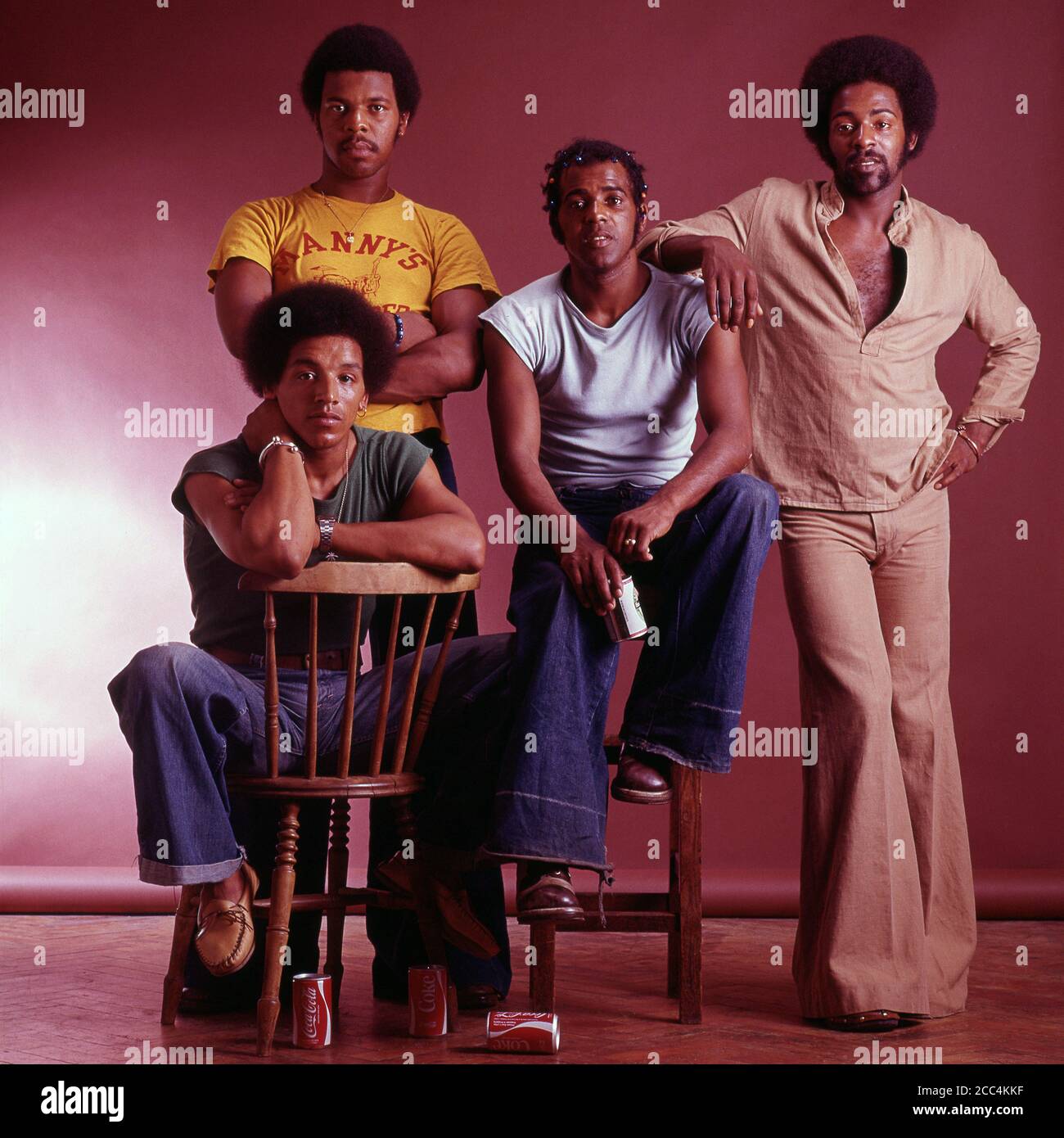 British Soul group, The Real Thing 1976 Stock Photo