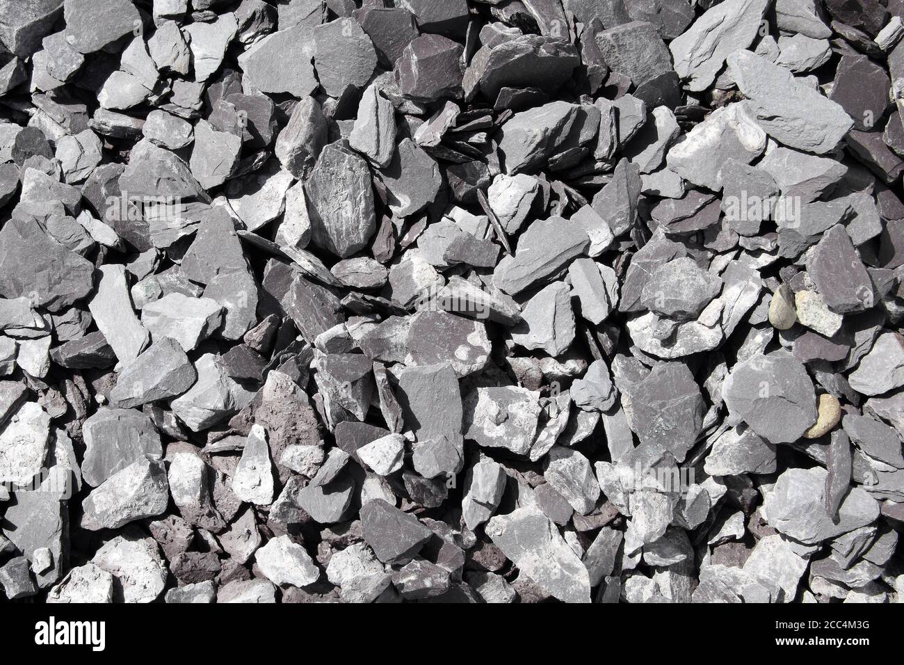 Background of slate stone used for landscaping and pathways in gardens