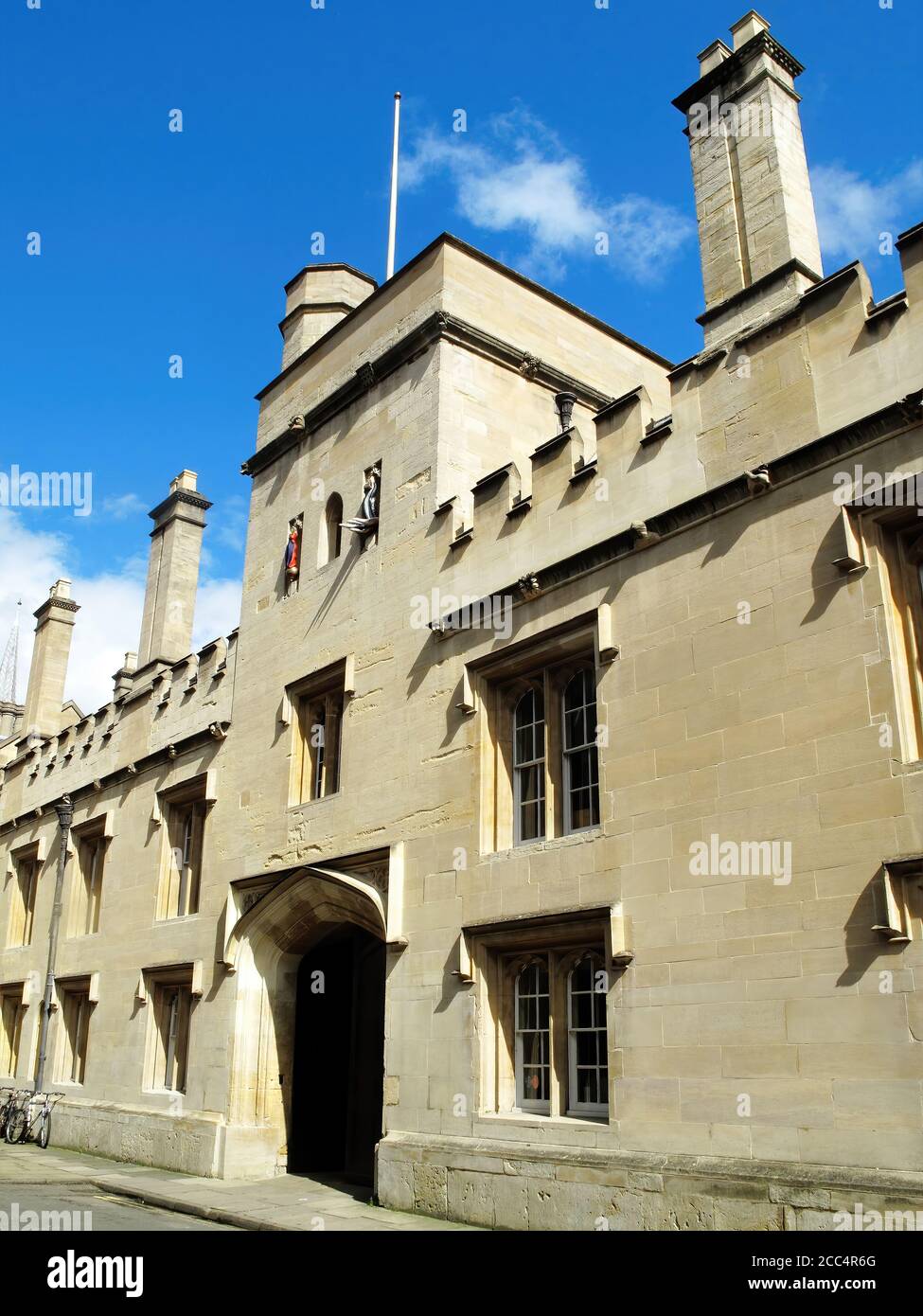Lincoln College Oxford University Oxfordshire England UK  founded in 1427 is the ninth oldest oldest of the colleges and a popular tourism travel dest Stock Photo
