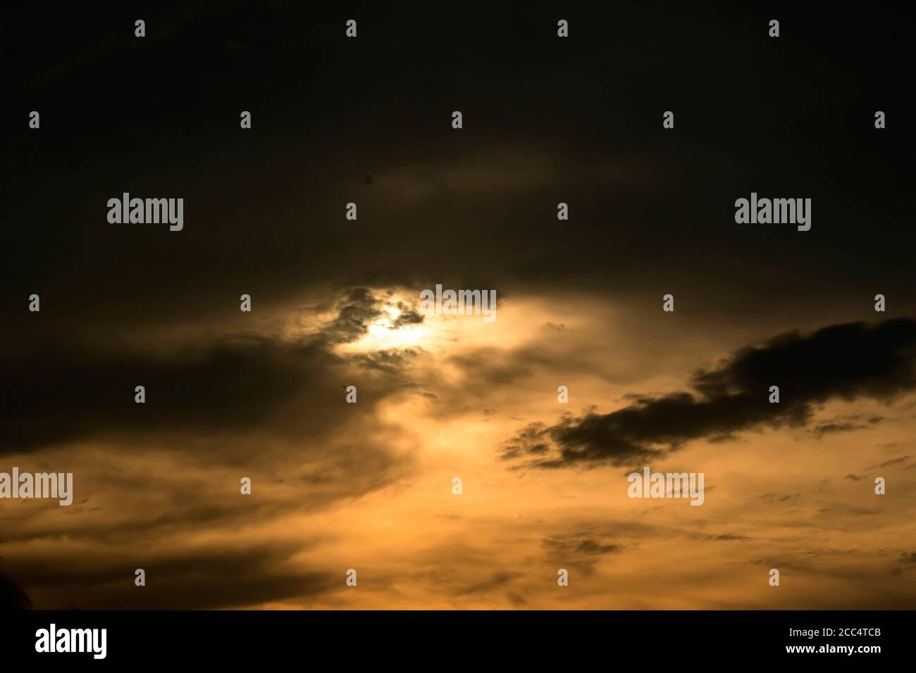 Stormy rain clouds background. Dark sky Stock Photo - Alamy