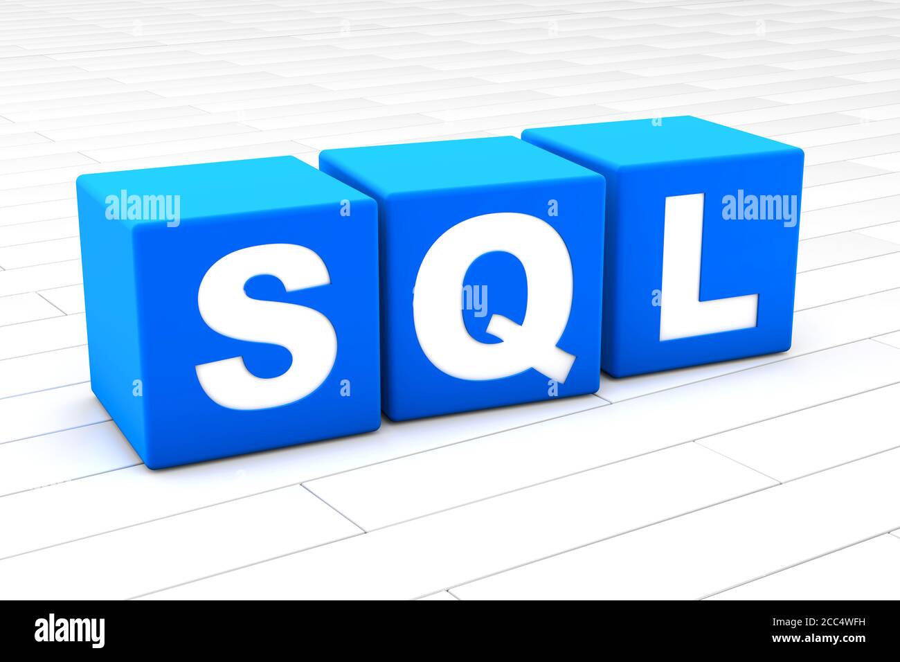 3D rendered illustration of the word SQL Stock Photo - Alamy