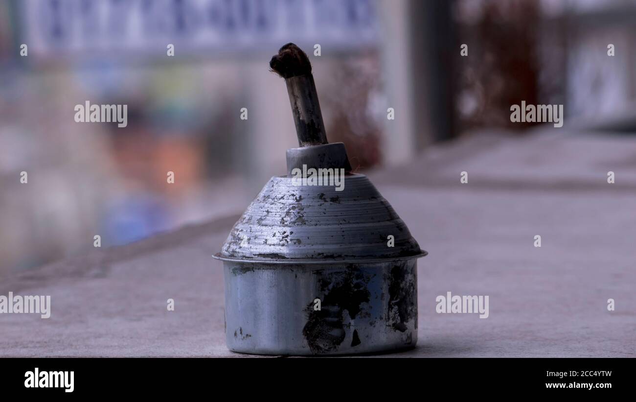 kerosene oil lamp, concept lighting Stock Photo Alamy