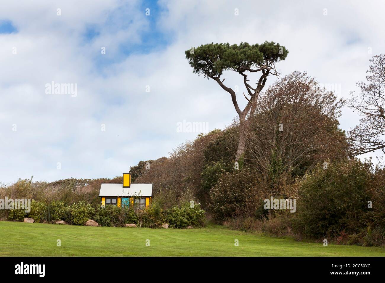 "Holiday Home" by Richard Woods, Tremenheere Sculpture Garden, Penzance
