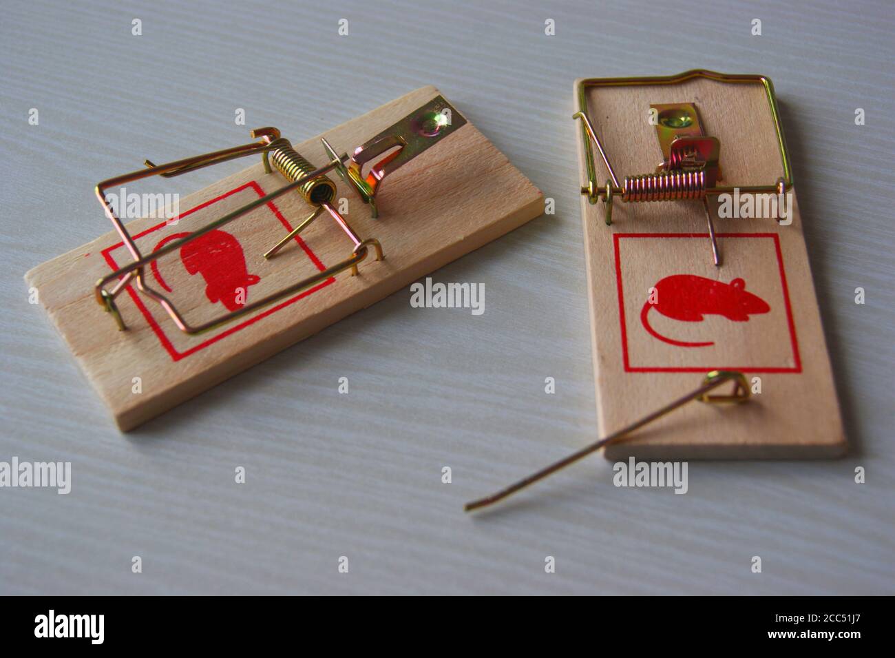 Mausefalle Stock Photo