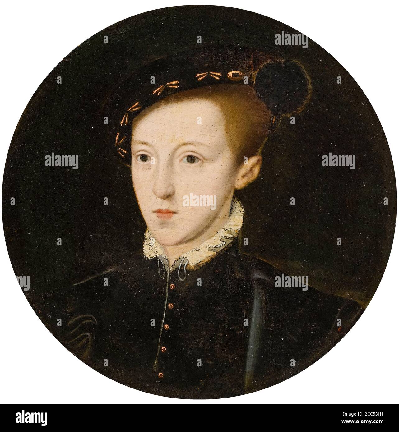 Edward VI (1537-1553), King of England, as a boy, portrait painting circa 1550 Stock Photo