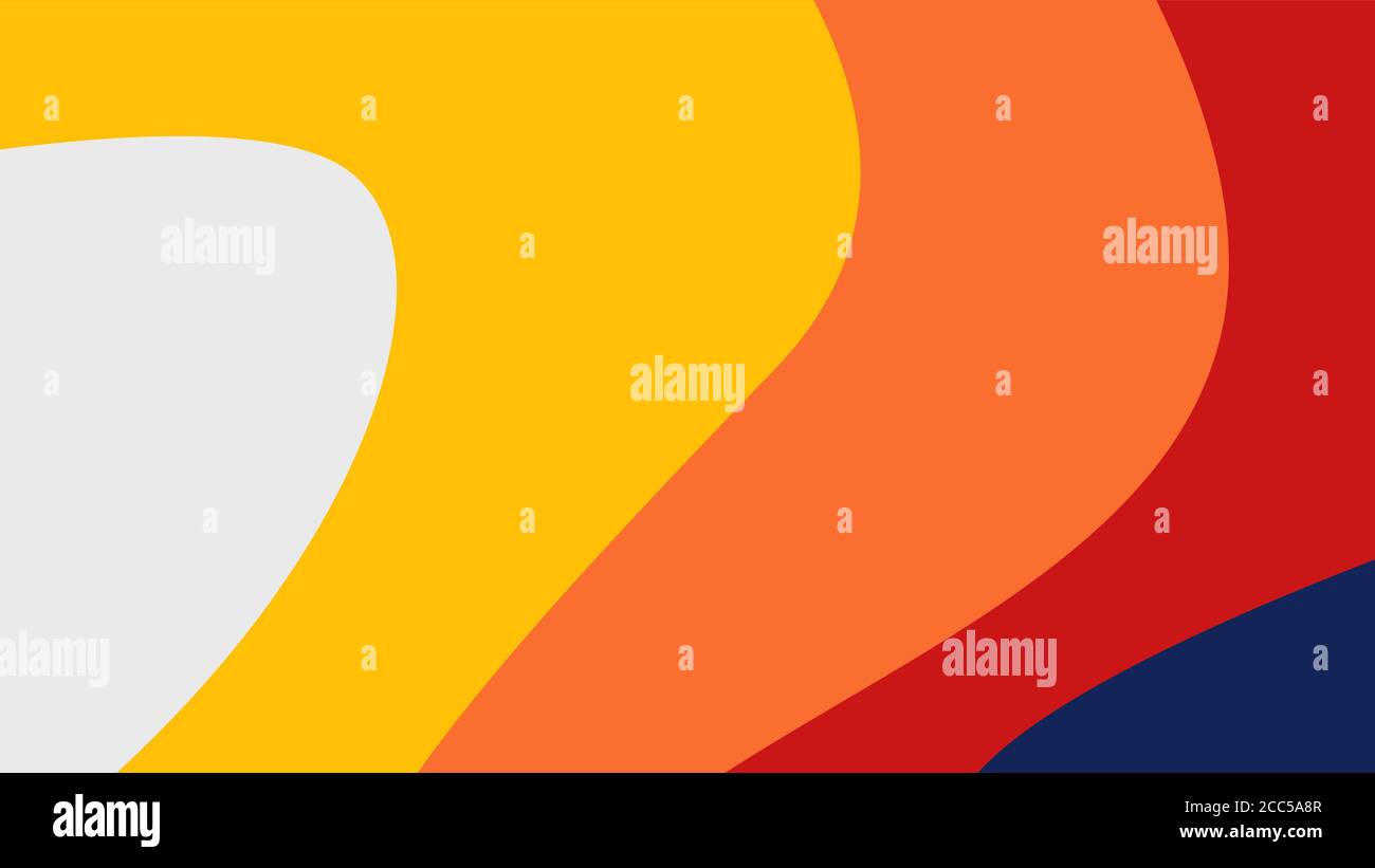 vector illustration of an abstract background with colorful waves Stock ...