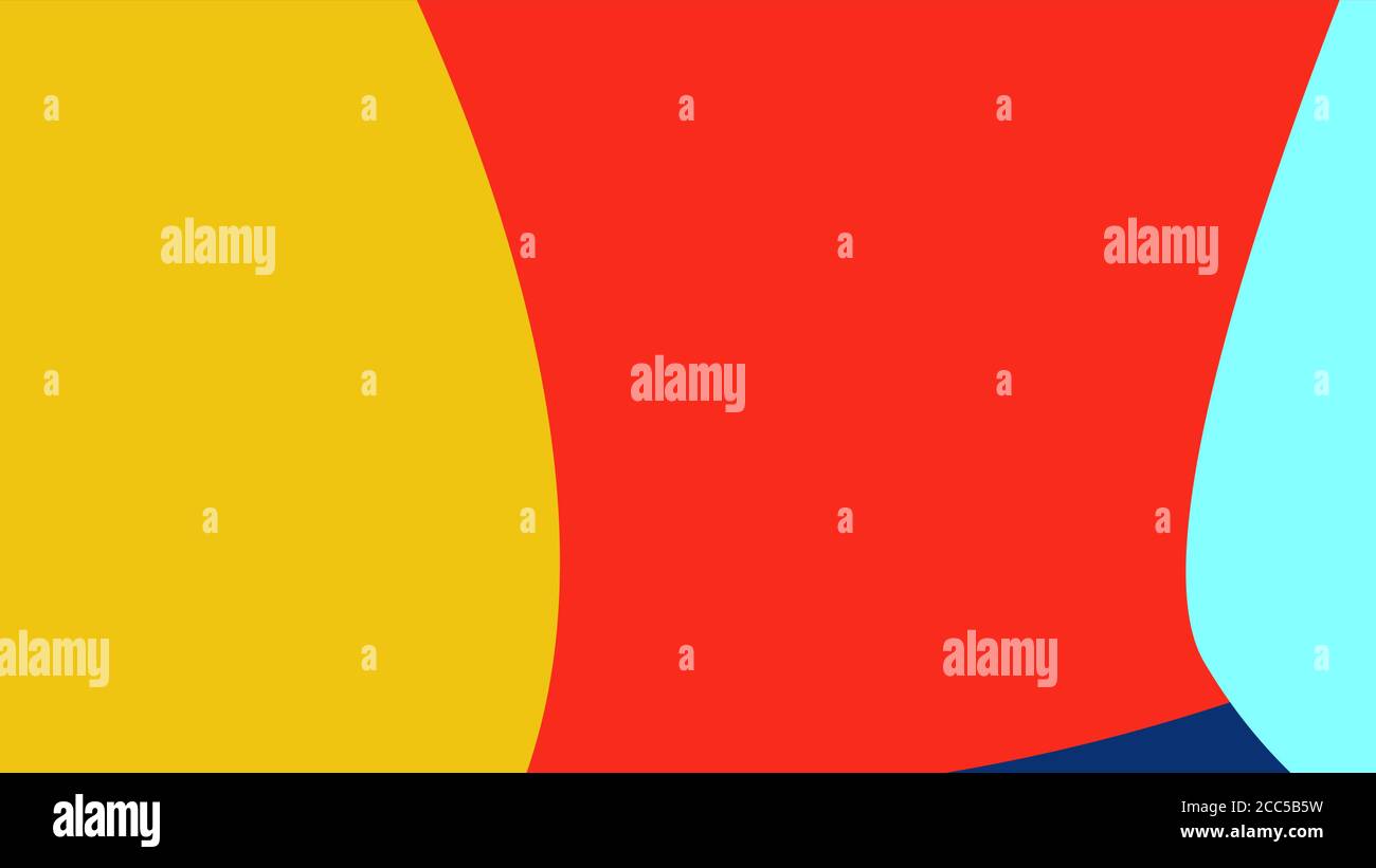 abstract background with yellow, red and blue color Stock Vector Image ...