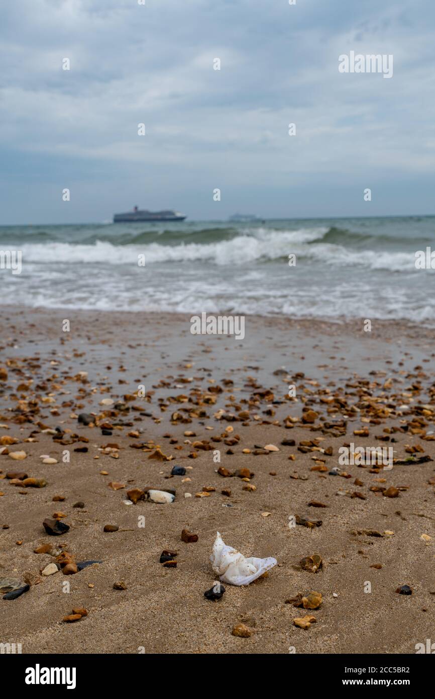 Plastic Pollution: Plastic waste left by tourists on the beach ...