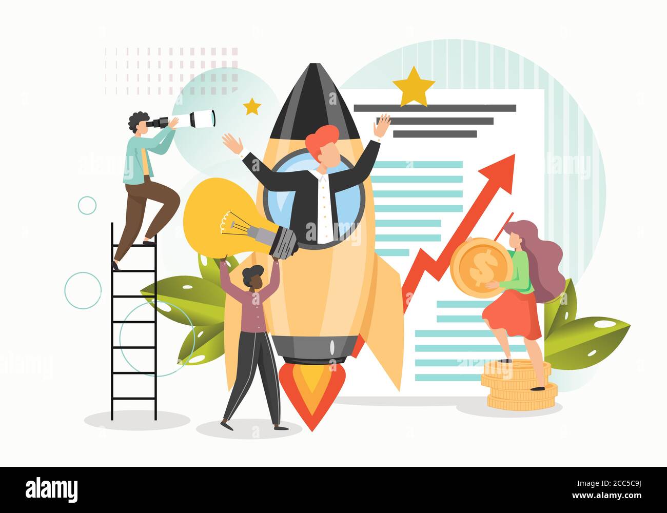 Liftoff rocket Stock Vector Images - Alamy