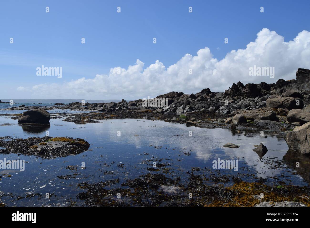 Coastal Reflection Stock Photo