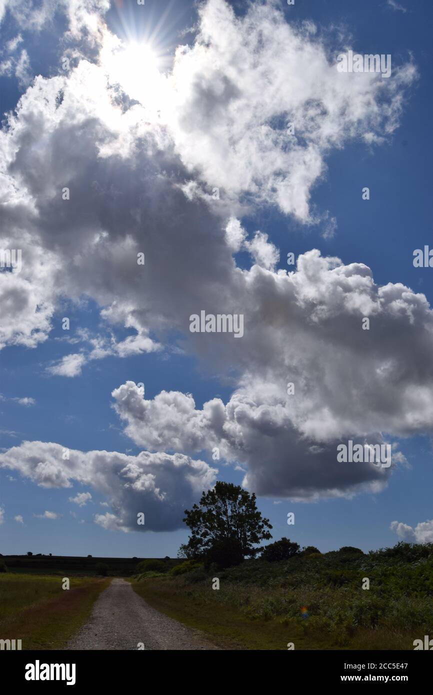 Sun & Clouds Stock Photo