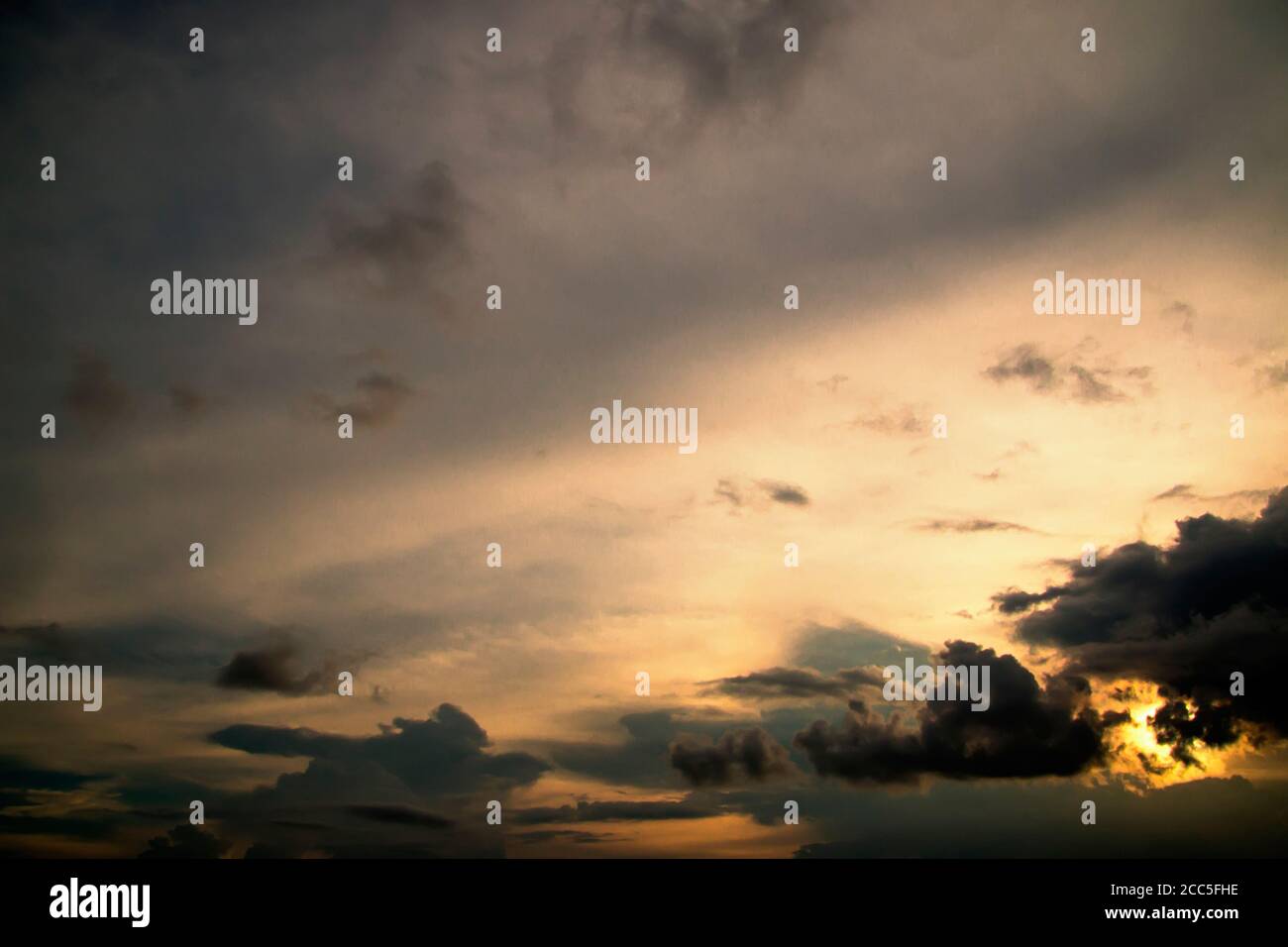 Stormy rain clouds background. Dark sky Stock Photo - Alamy