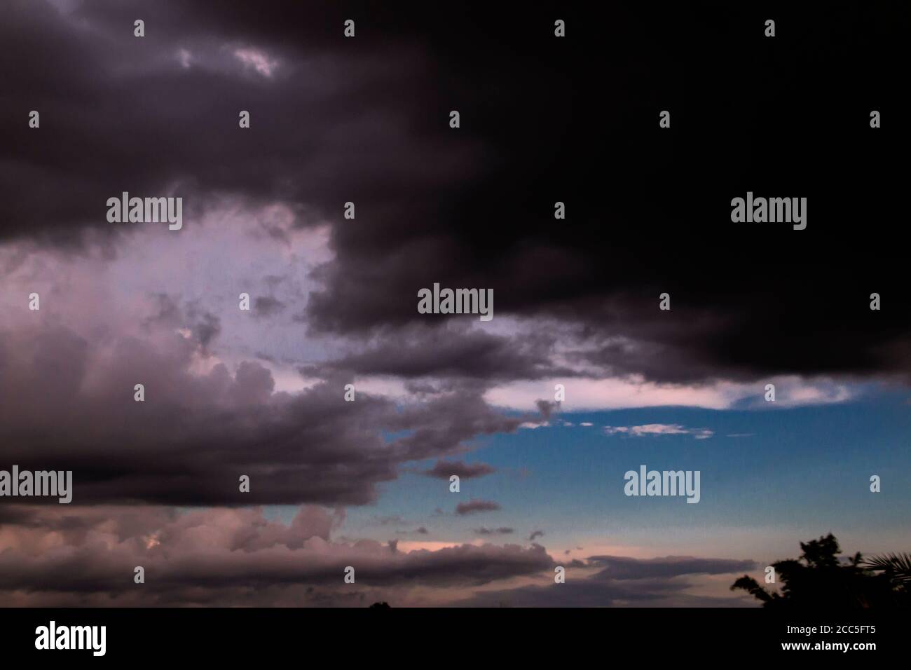 Stormy rain clouds background. Dark sky Stock Photo - Alamy