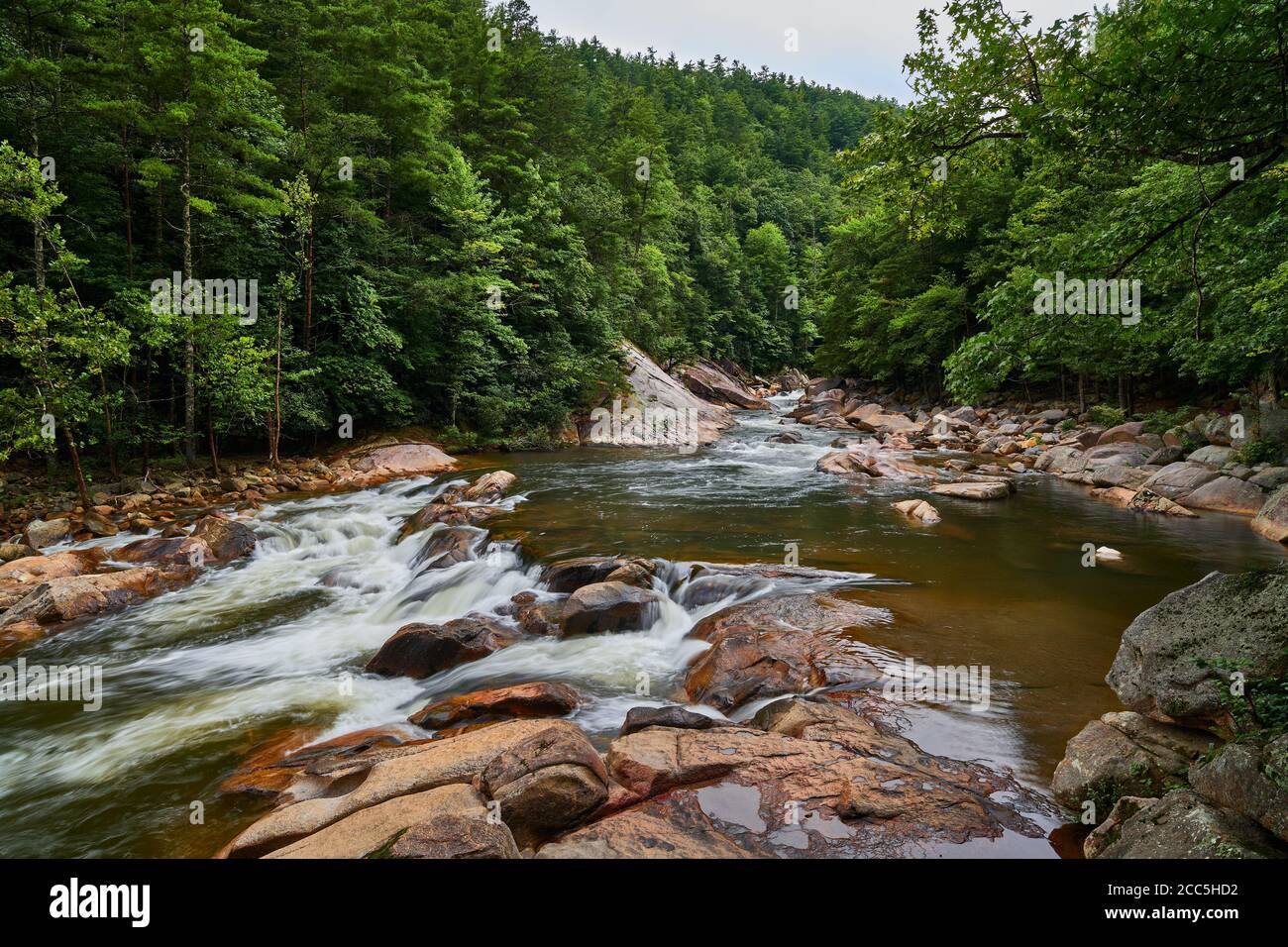 Rapids on Wilson Creek in North Carolina Stock Photo Alamy