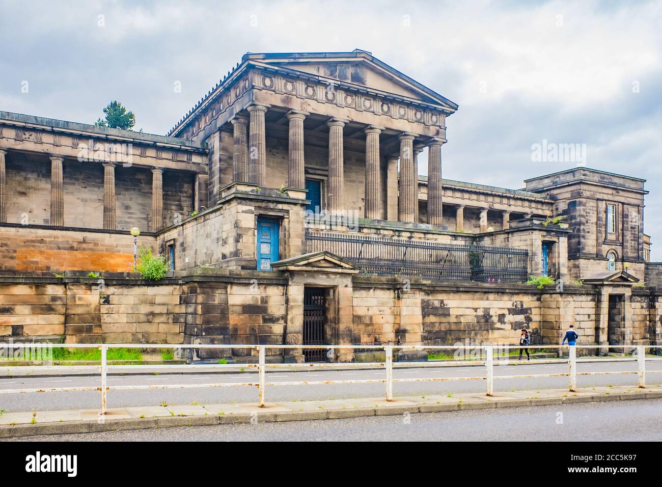 Edinburgh Scotland 6th aug 2020 The Old Royal High School, New Parliament House, Calton Hill, Edinburgh, Scotland, United Kingdom Stock Photo