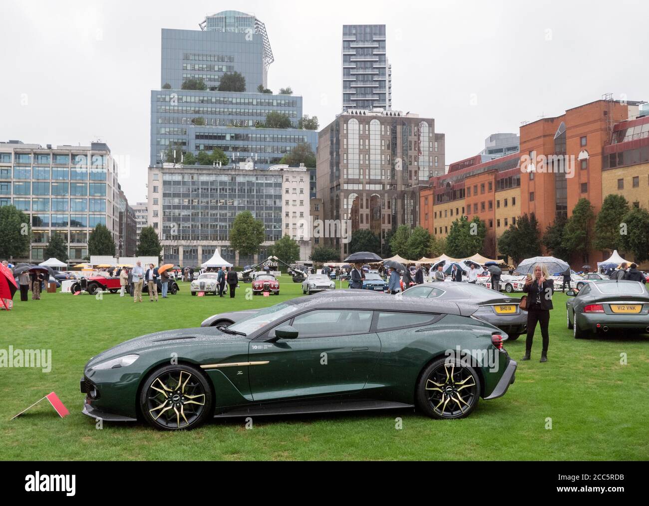 2019 Aston Martin Zagato Sporting brake at the 2020 London Concours at the Honourable Artillery Company 19/08/2020 Stock Photo