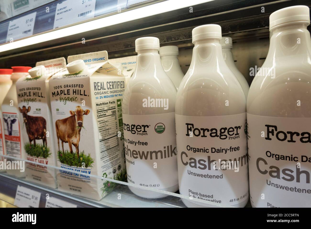 Eataly is a gourmet Italian shopping and dining destination in New York City, USA Stock Photo