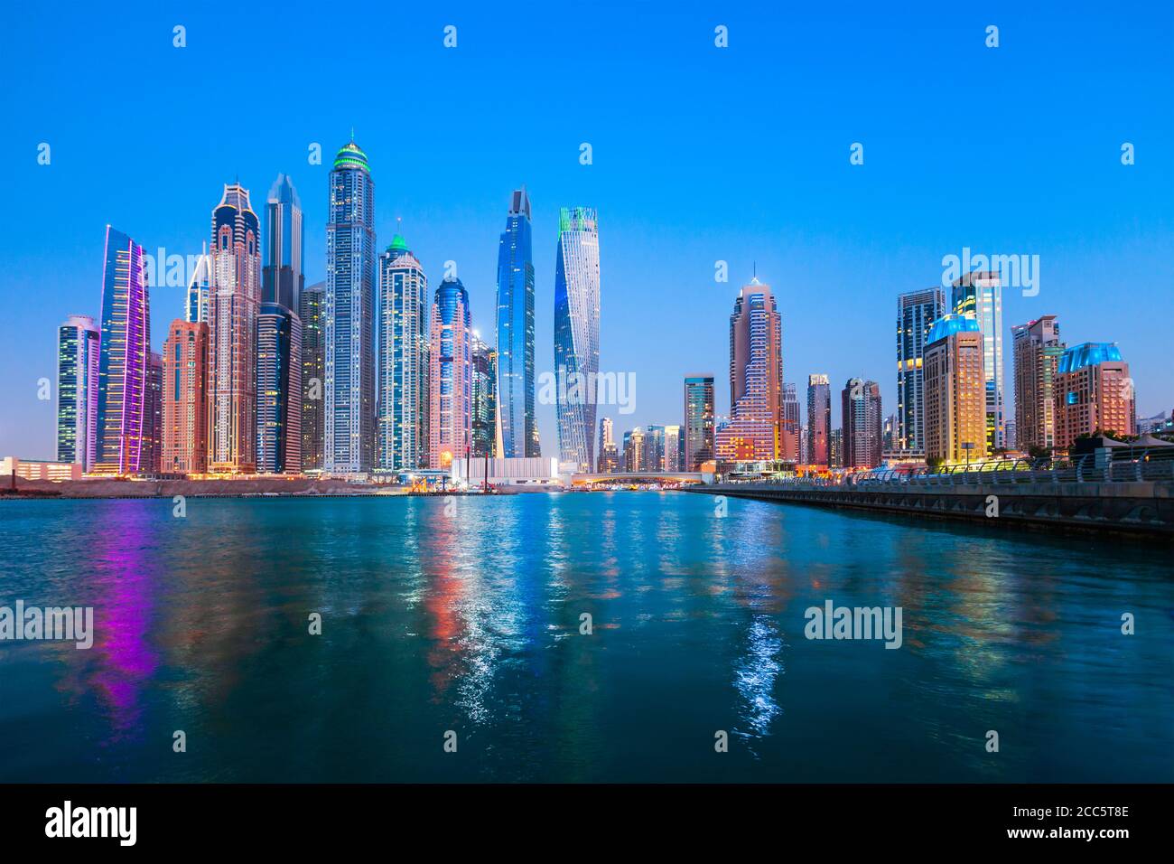 Dubai Marina is an artificial canal city and a district in Dubai in UAE