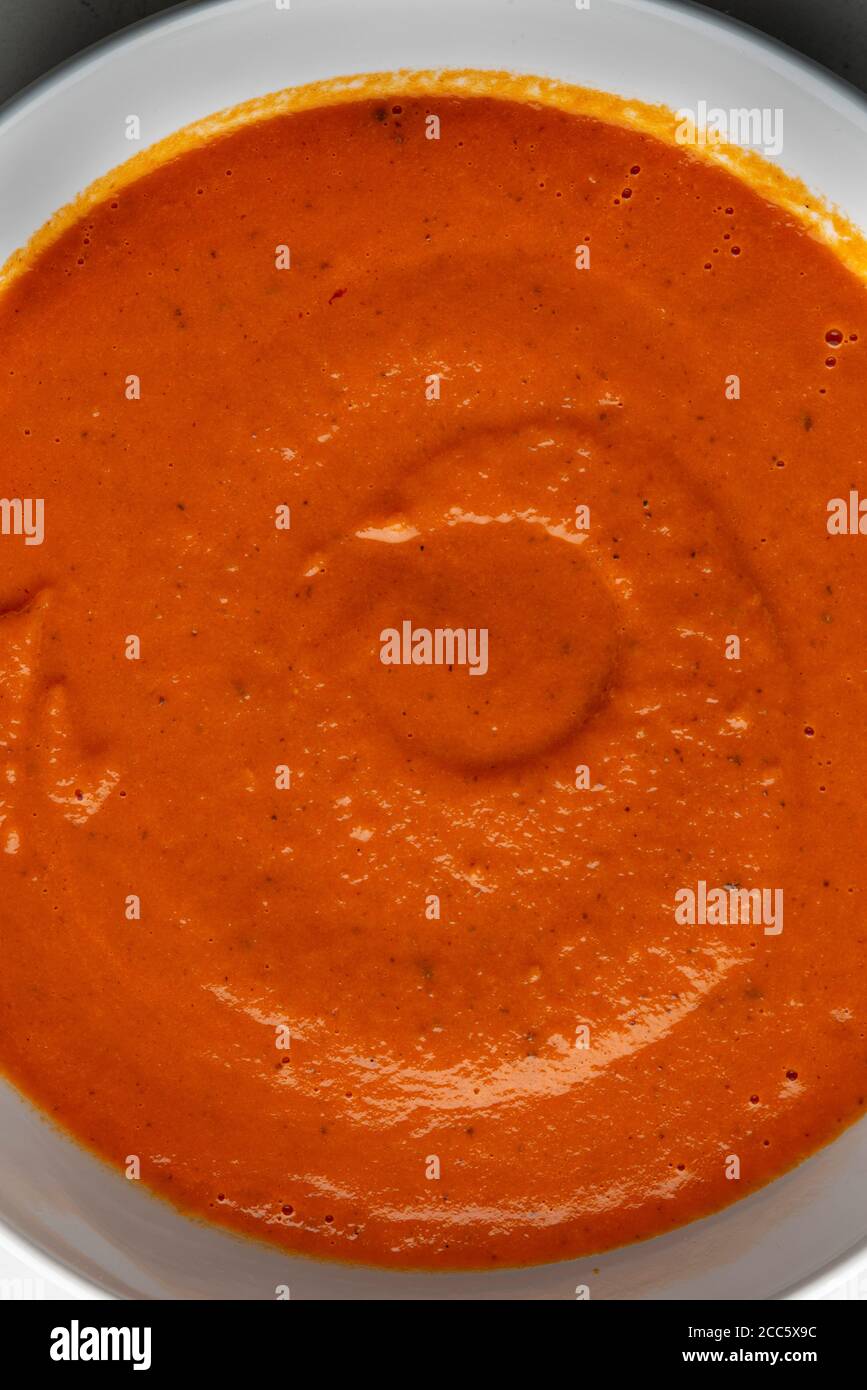 Tomato sauce homemade, blend Stock Photo Alamy