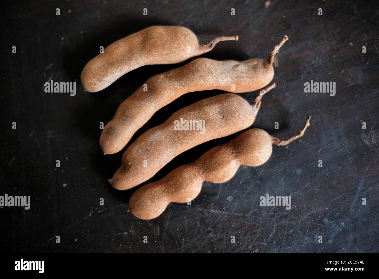 raw tamarind fruits Stock Photo Alamy