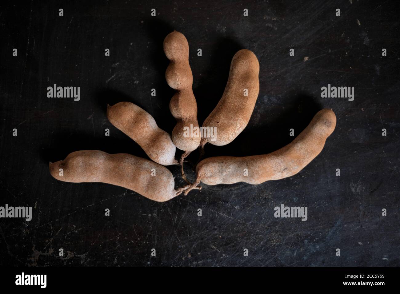 raw tamarind fruits Stock Photo Alamy