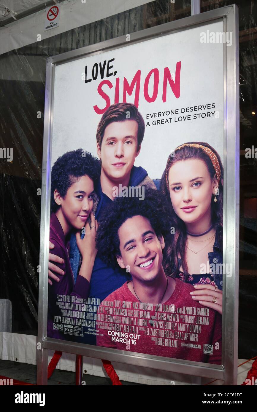 LOS ANGELES - MAR 13:  Atmosphere at the Love, Simon Special Screening at Westfield Century City Mall Atrium on March 13, 2018 in Century City, CA Stock Photo