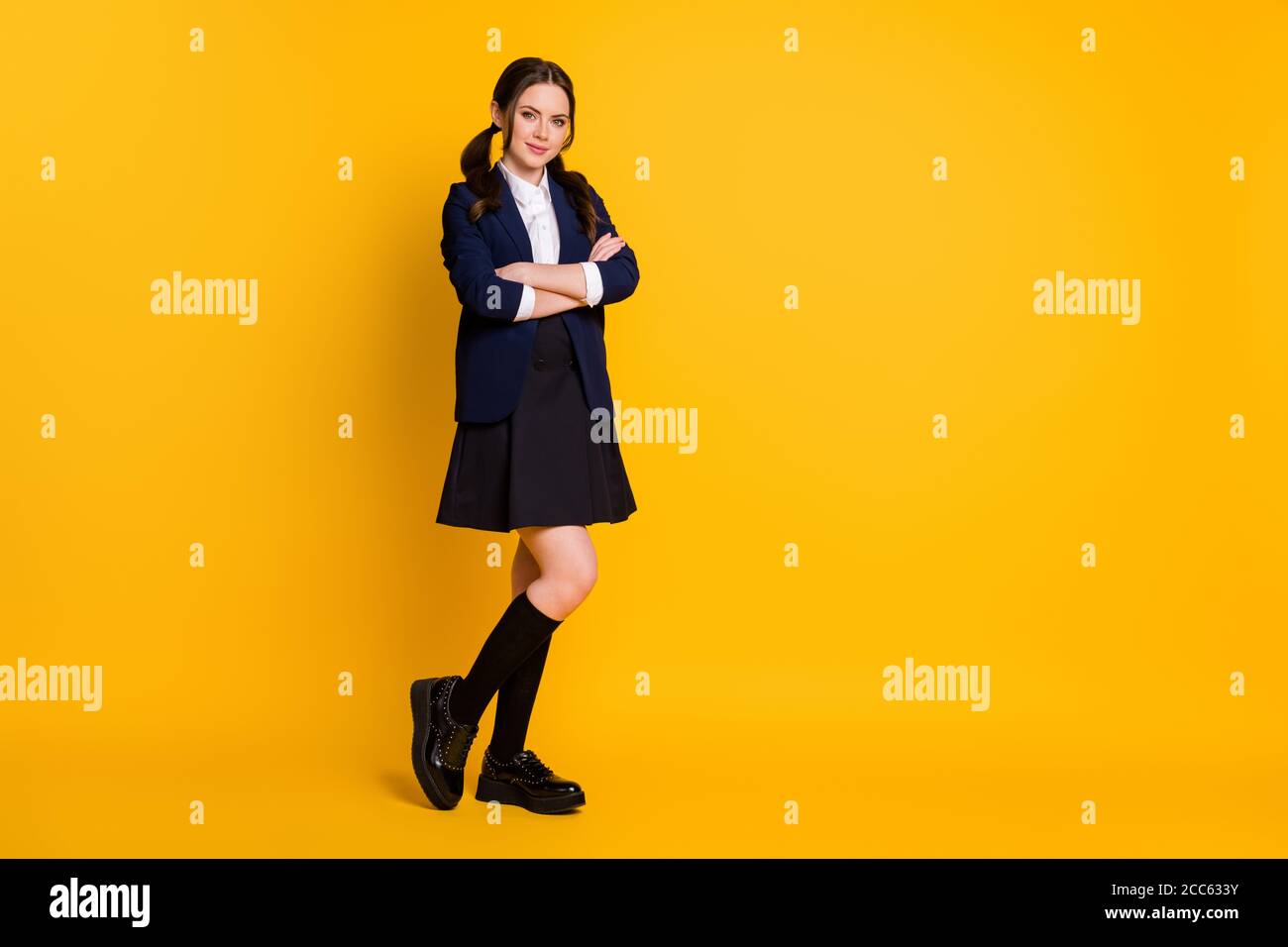 High School Uniform Girl Skirt High Resolution Stock Photography and ...