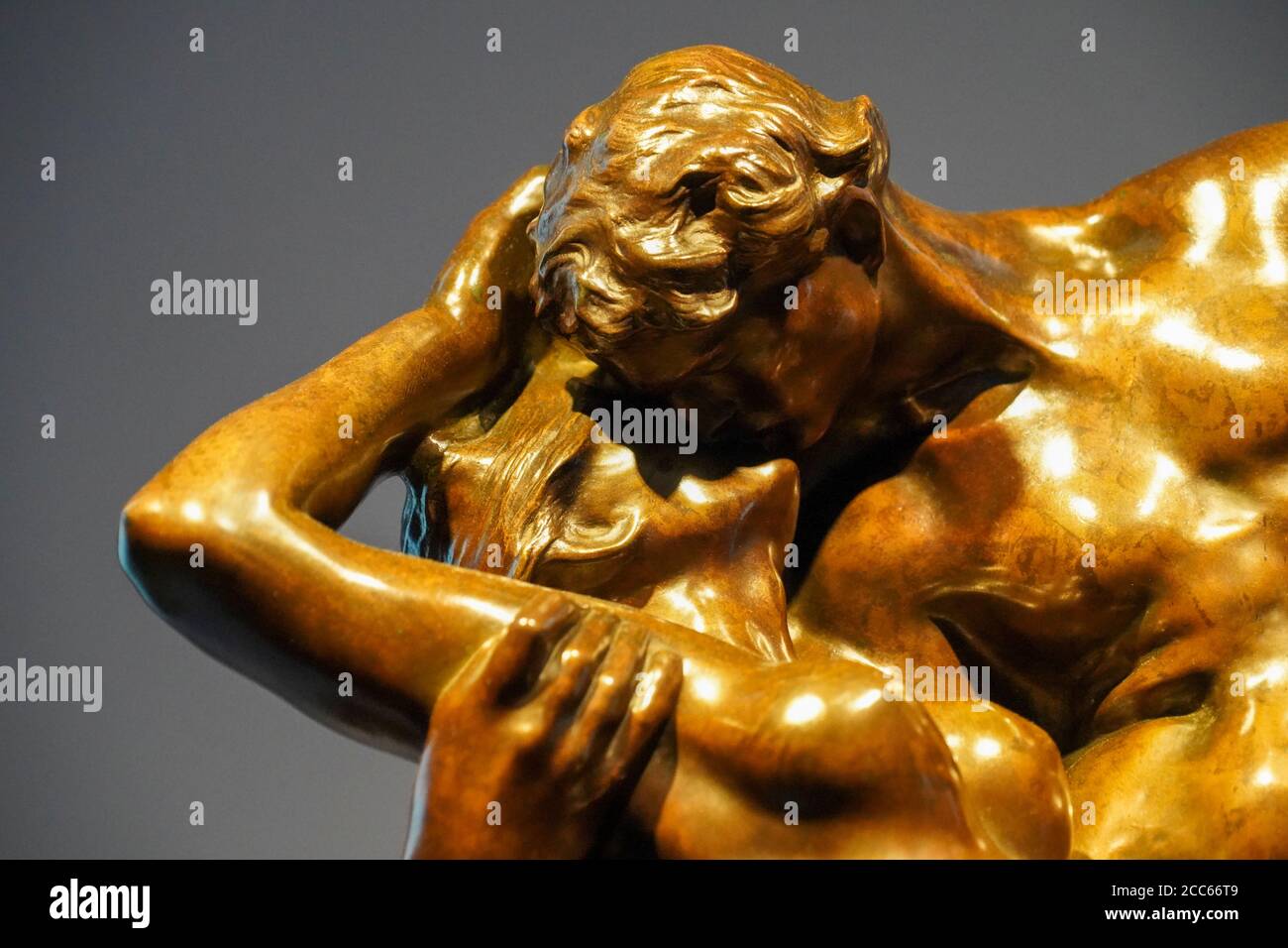 Auguste Rodin (1840 - 1917), L’éternel printemps, Eternal Springtime, 1884, Bronze with brown patina, Not numbered, cast by Barbedienne, Paris, 1902, Stock Photo