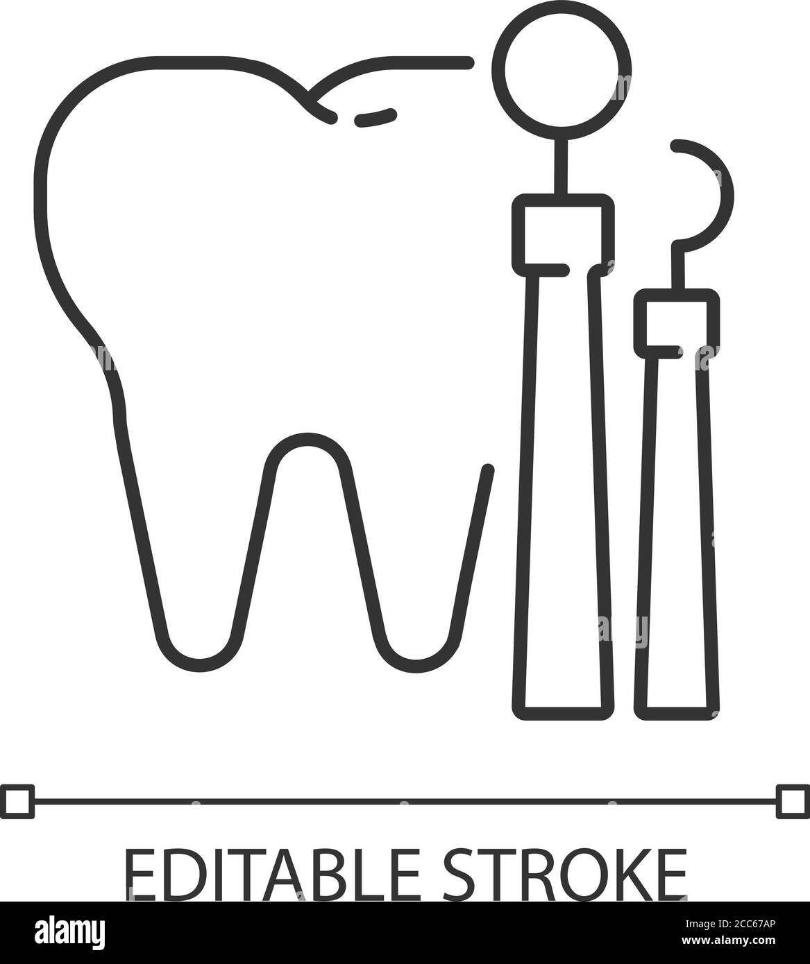 Dentistry linear icon Stock Vector Image & Art - Alamy
