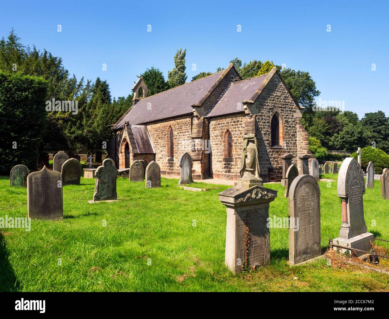 Church of Saint Joseph and Saint James at Follifoot Harrogate North Yorkshire England Stock Photo
