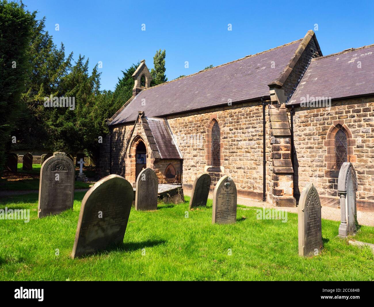 Church of Saint Joseph and Saint James at Follifoot Harrogate North Yorkshire England Stock Photo