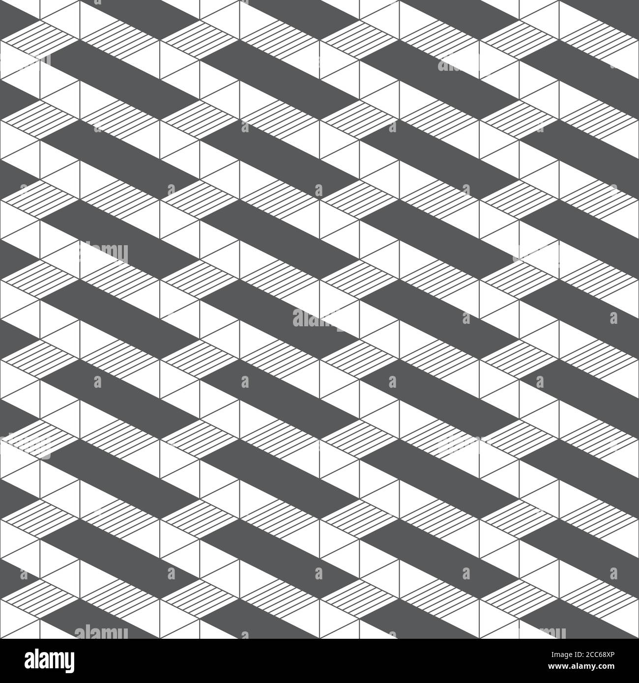Vector seamless pattern. Abstract geometric background. Modern texture ...
