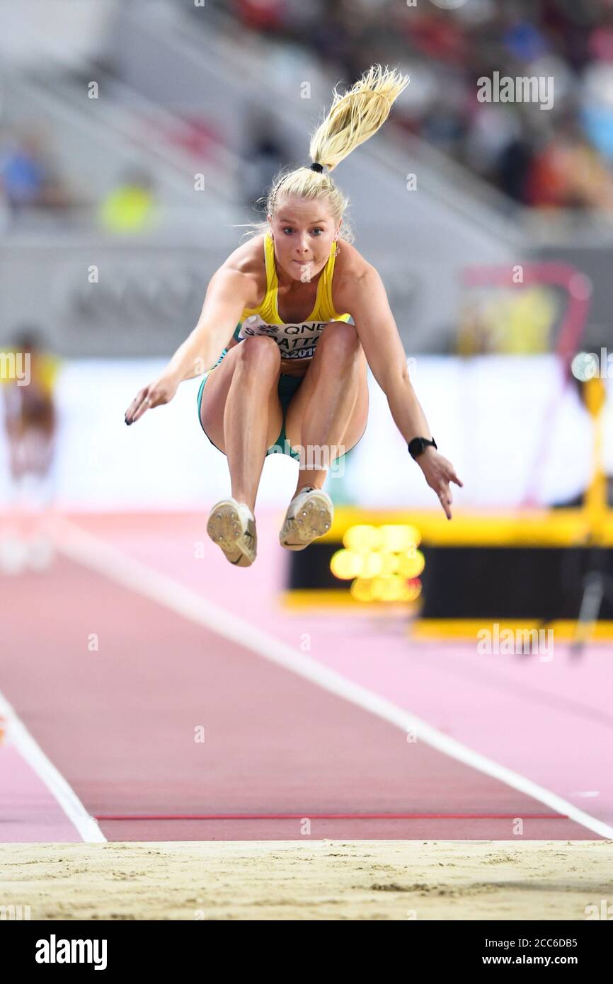 Brooke Stratton (Australia). Long Jump women final. IAAF World