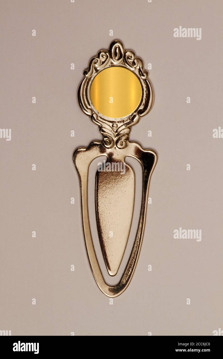 precious metals silver on A Bookmark Made Of Precious Metals Such As Brass Silver And Gold With A Cat Symbol Cute Bookmark With Cat Symbol Elegant Bookmark Stock Photo Alamy