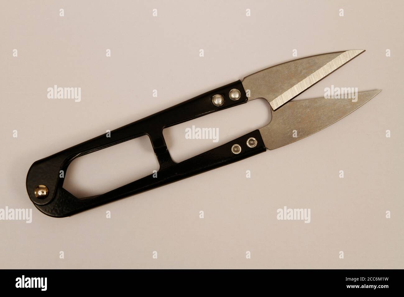 Special scissors used in leather work and hobby works. Sharp and small