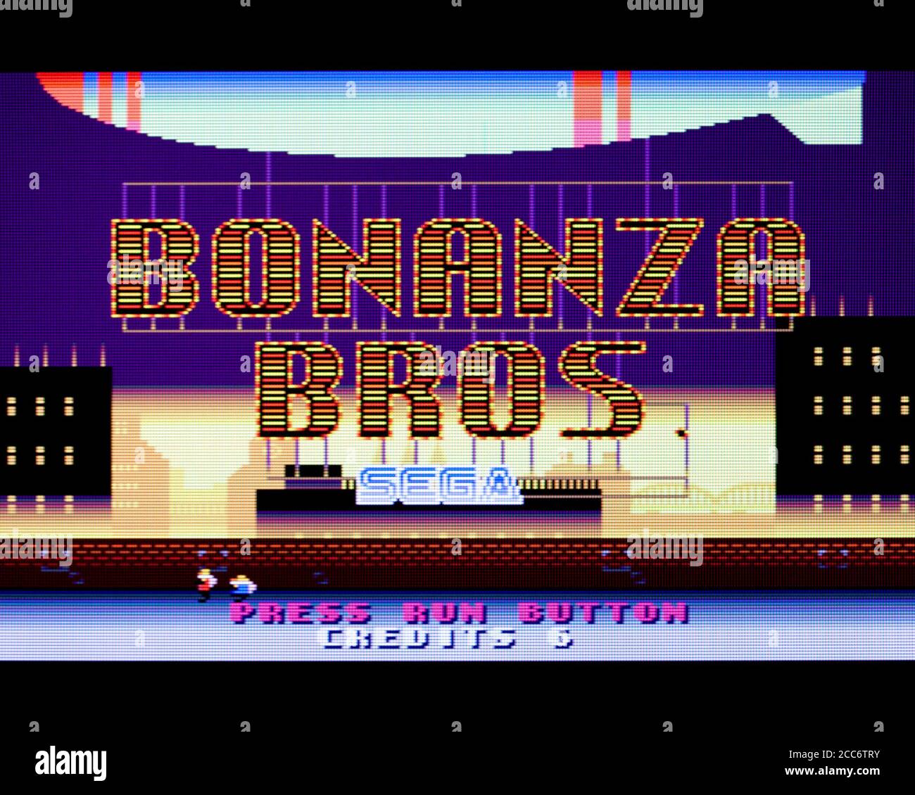 Bonanza Bros - PC Engine CD Videogame - Editorial use only Stock Photo