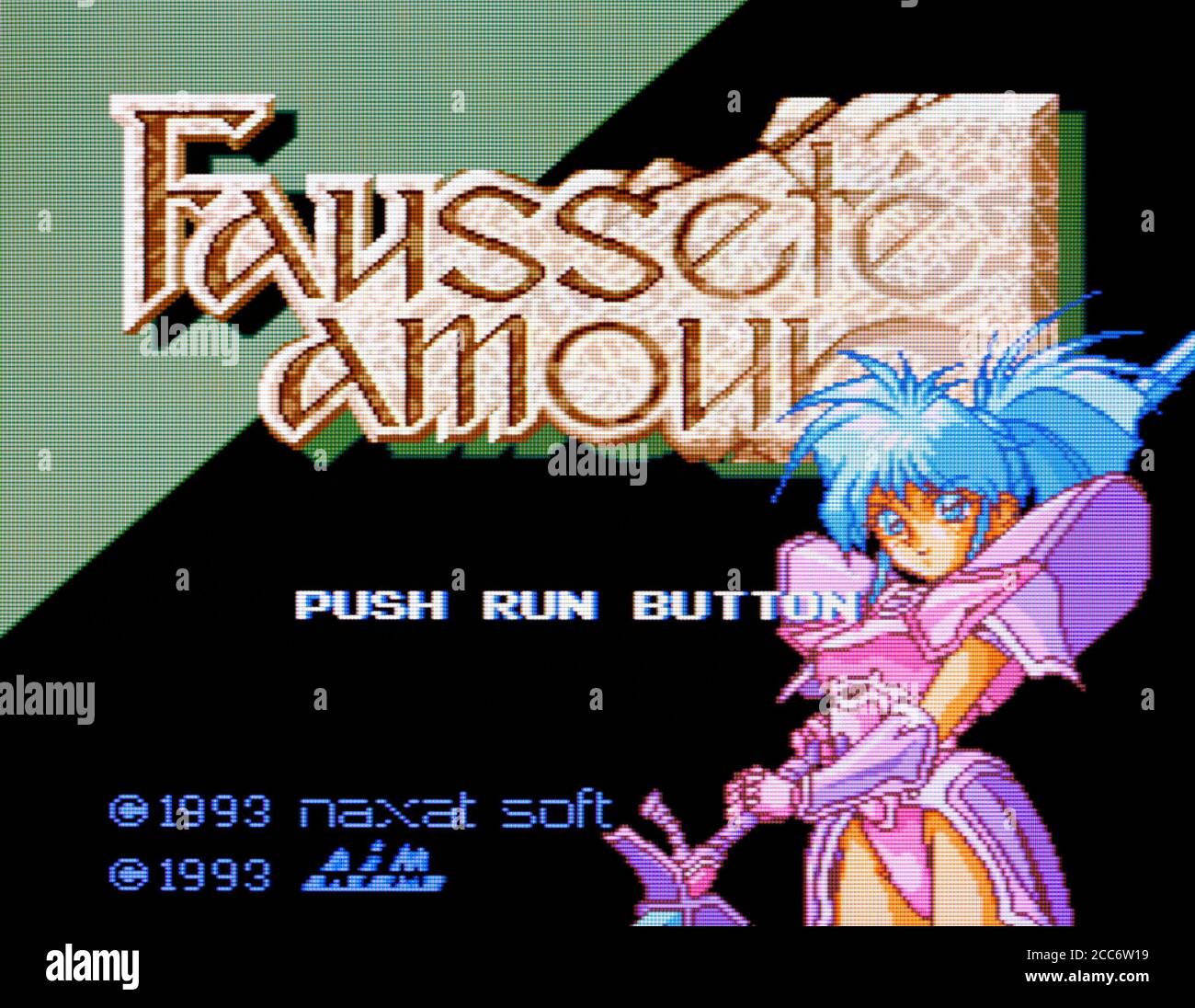 Fausette Amour - PC Engine CD Videogame - Editorial use only Stock Photo