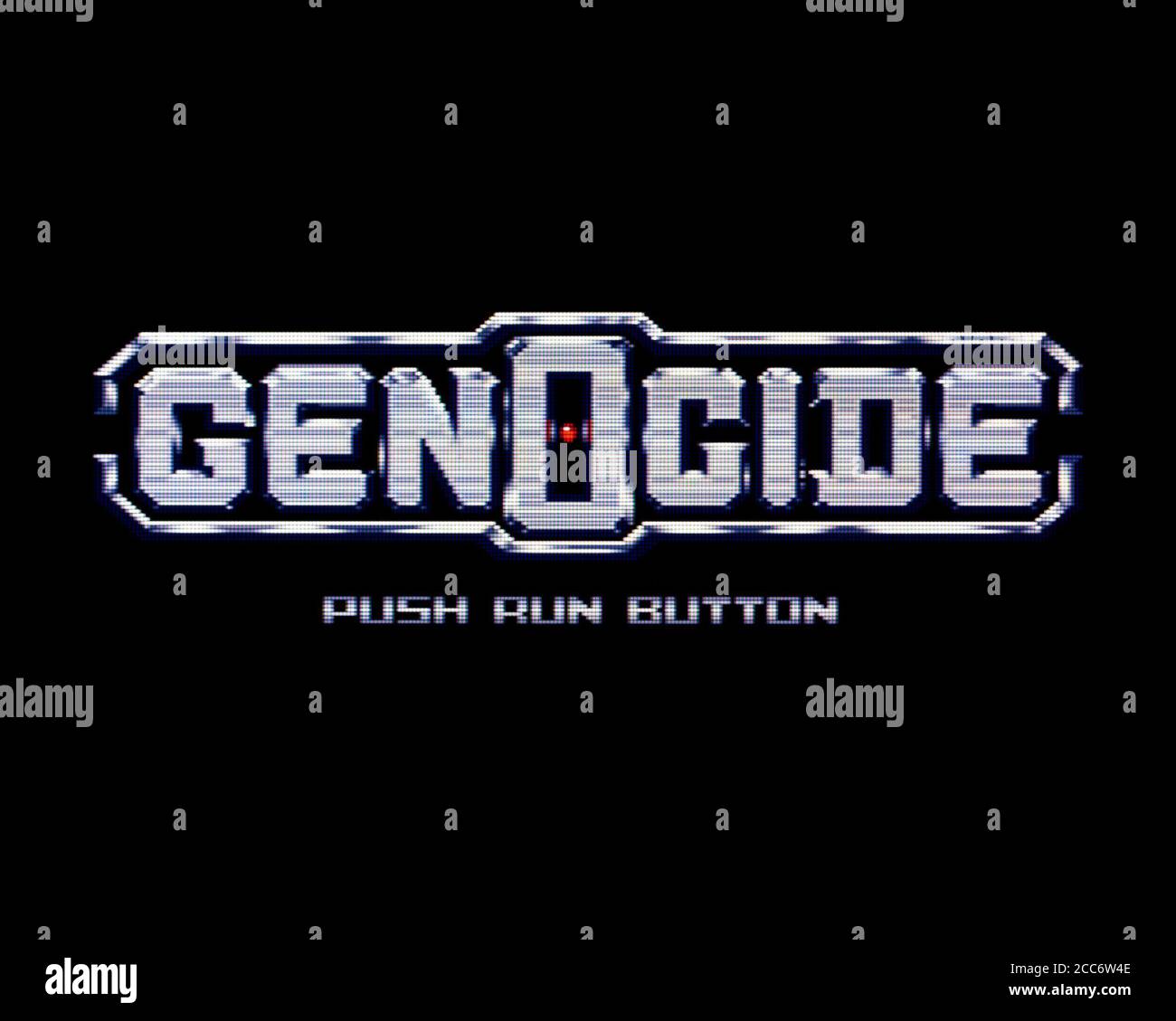 Genocide - PC Engine CD Videogame - Editorial use only Stock Photo