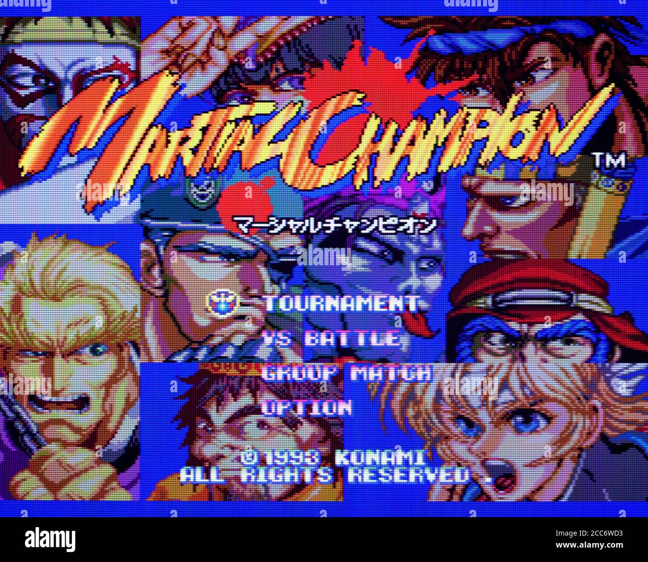 Martial Champion - PC Engine CD Videogame - Editorial use only Stock Photo