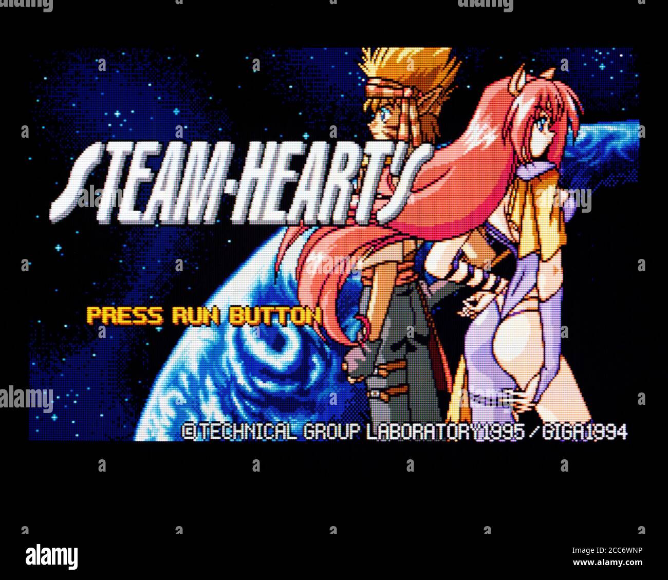 Steam Hearts - PC Engine CD Videogame - Editorial use only Stock Photo