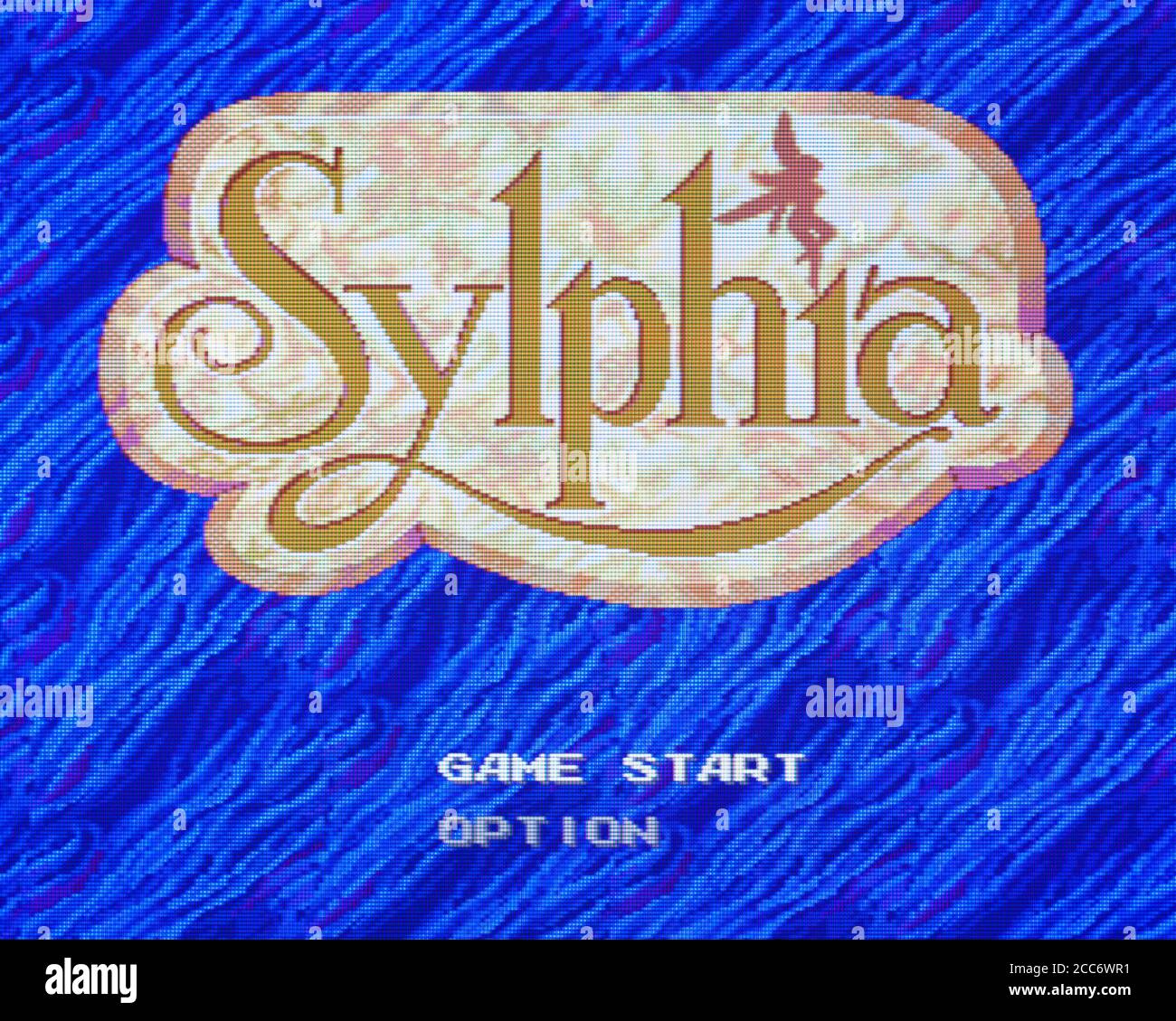 Sylphia - PC Engine CD Videogame - Editorial use only Stock Photo