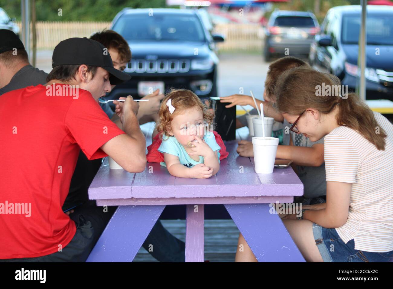 Picnic family summer summertime hi-res stock photography and images - Alamy